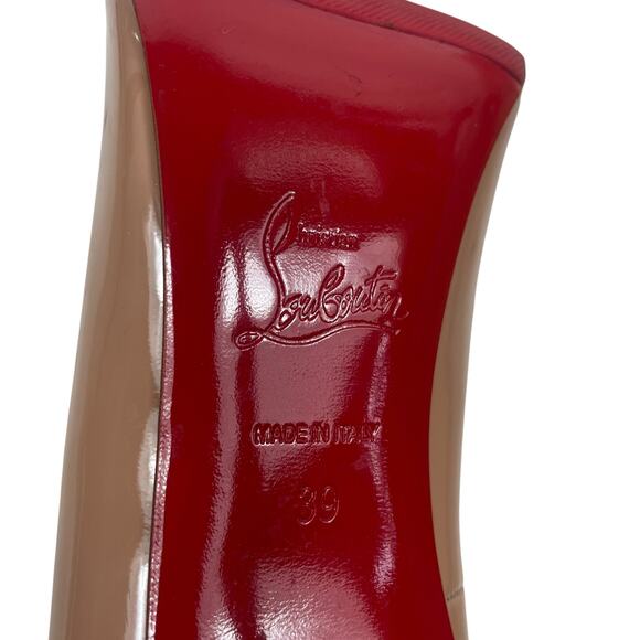 Christian Louboutin So Kate 120mm Patent Leather Pump Blush Size 39 - Picture 11 of 16